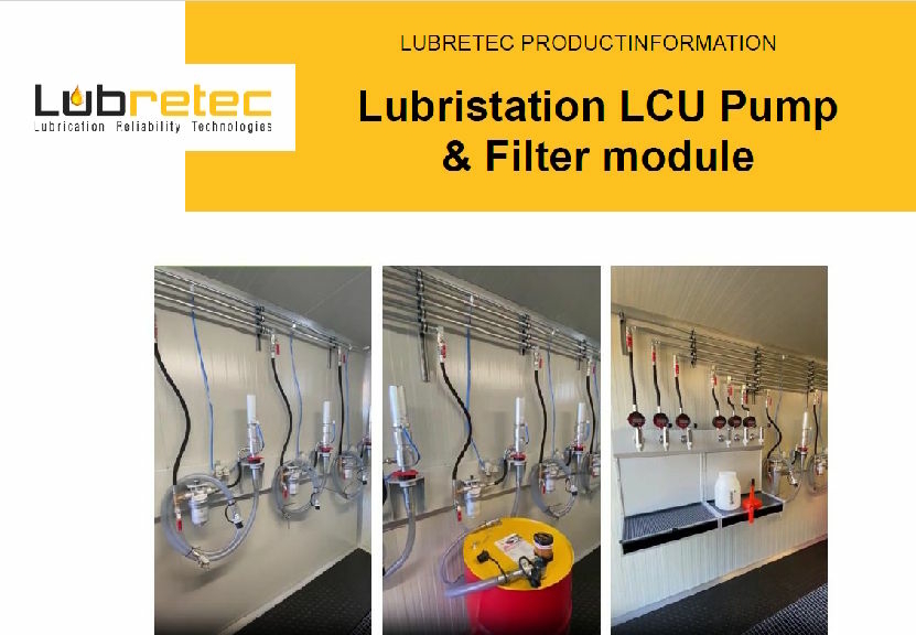 Lubristation LCU pump and filter module Lubristation LCU pump and filter module