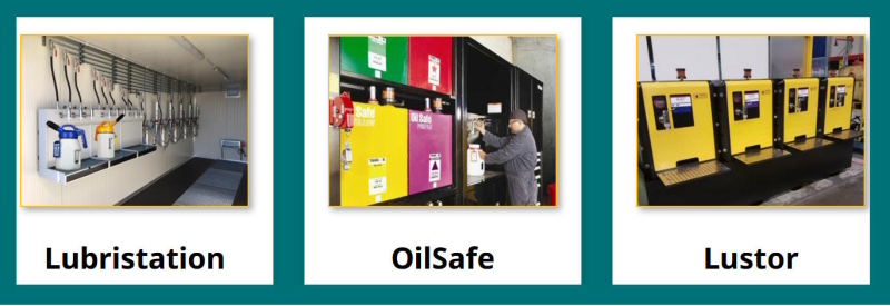 Lube rooms - Lubristation, OilSafe, Lustor Lube rooms - Lubristation, OilSafe, Lustor