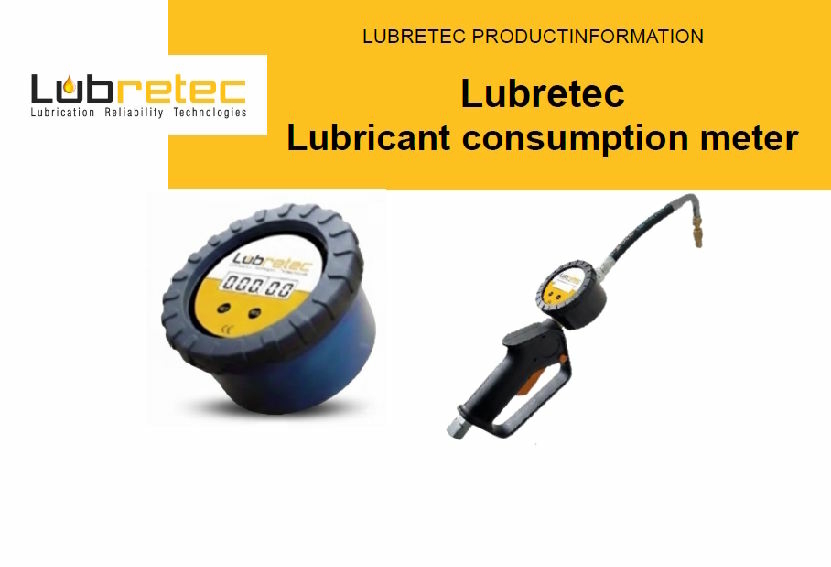 Lubricant consumption meter Lubricant consumption meter