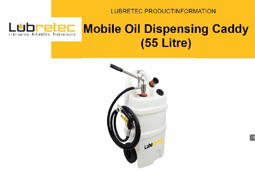 Mobile oil dispensing caddy 55 liter tank Mobile oil dispensing caddy 55 liter tank