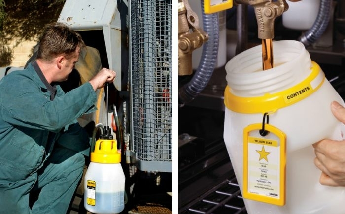 OilSafe standard oil pump