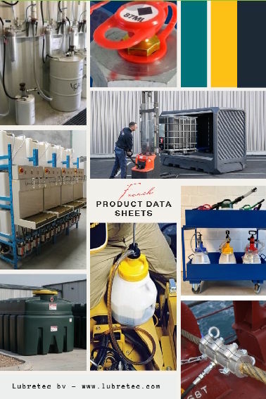 Product data sheets in French