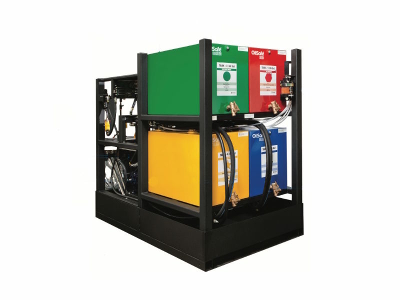 QuadCon bulk fluid storage and dispensing QuadCon bulk fluid storage and dispensing