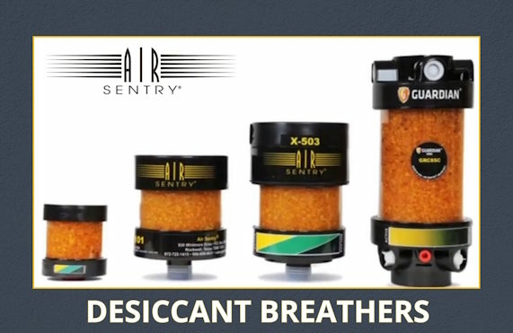 Air Sentry breather specification charts