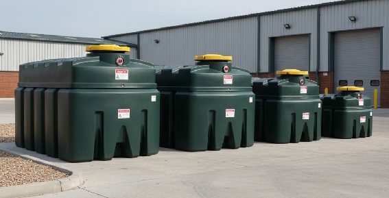 Waste oil tanks - 4 sizes Waste oil tanks - 4 sizes