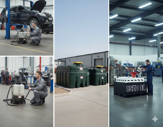 Waste oil management Waste oil management