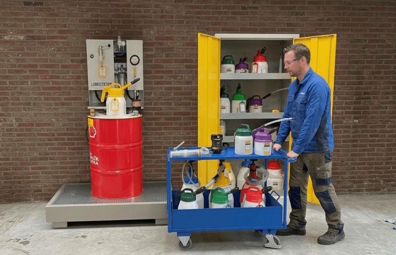 Alex All in one lubricant distribution and conditioning system