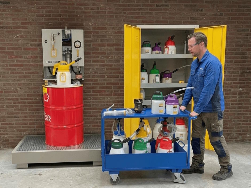 Alex All in one lubricant distribution and conditioning system