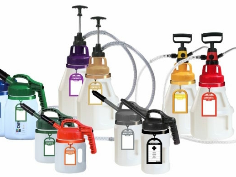 Colour coded OilSafe lids and drums Colour coded OilSafe lids and drums