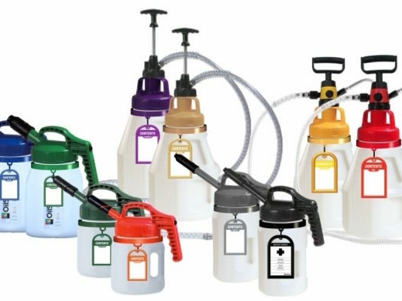Colour coded OilSafe lids and drums