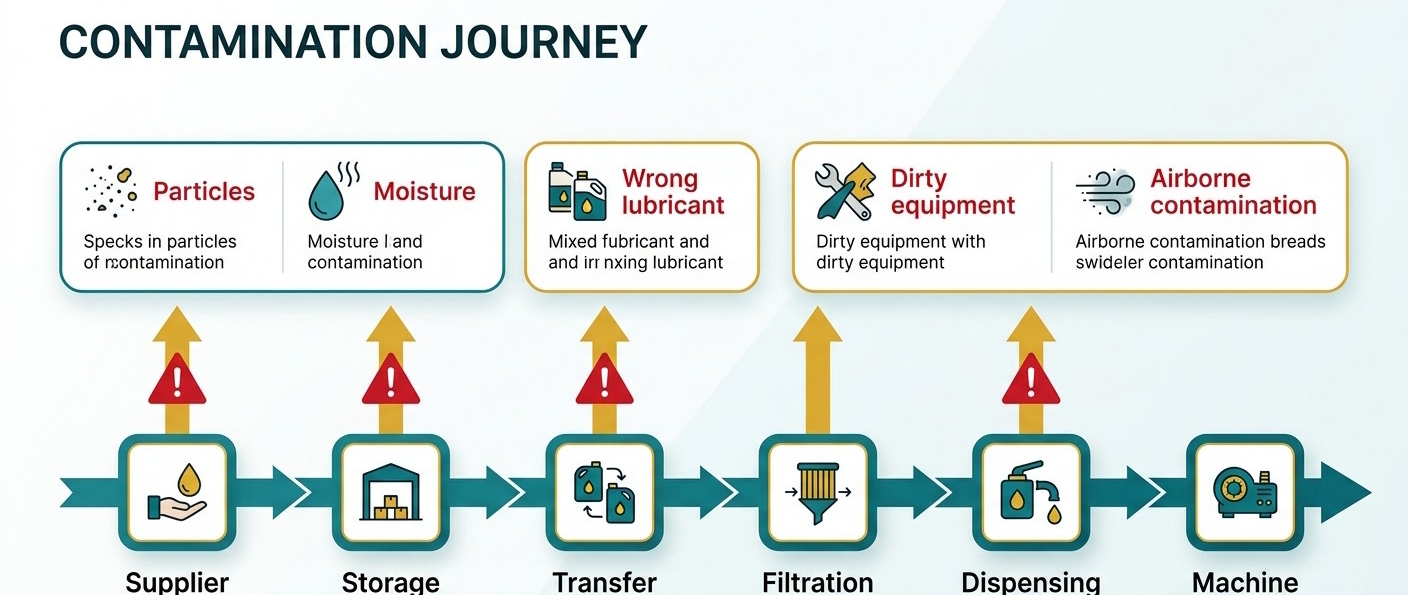 Contamination journey Contamination journey