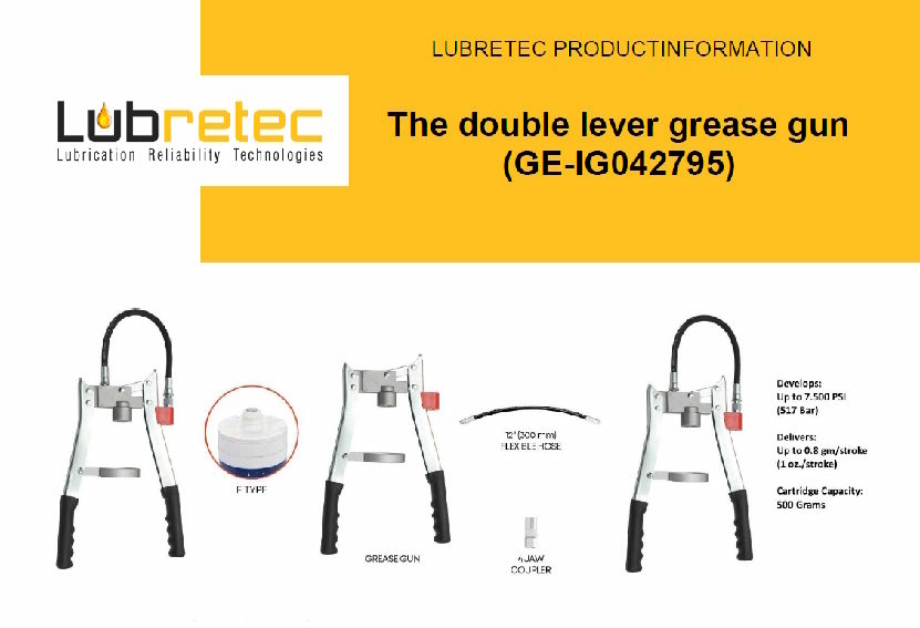 Double lever grease gun