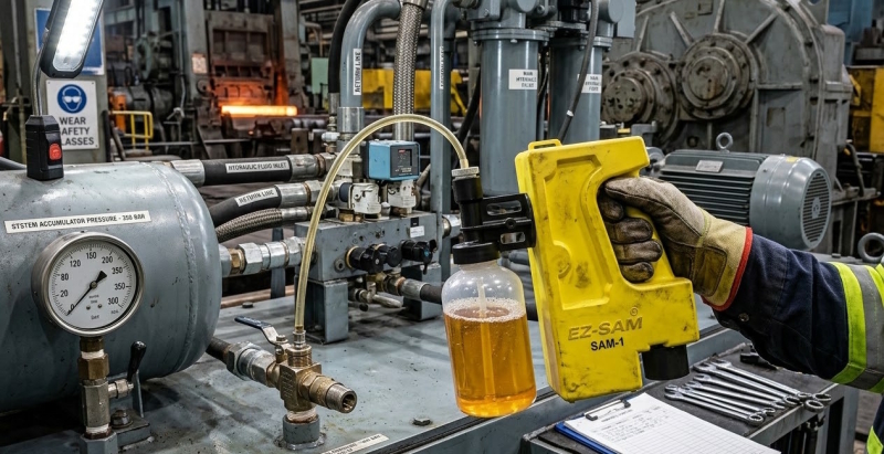 EZ-SAM battery operted oil sample pump