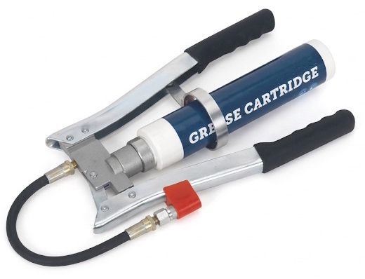 Double Lever Grease Gun-Vacuum Cartridge System (F-Type, 500 g)
