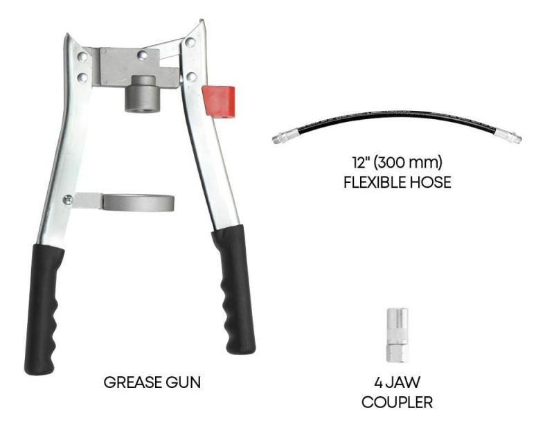 Double Lever Grease Gun-Vacuum Cartridge System