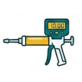 Metered grease gun icon
