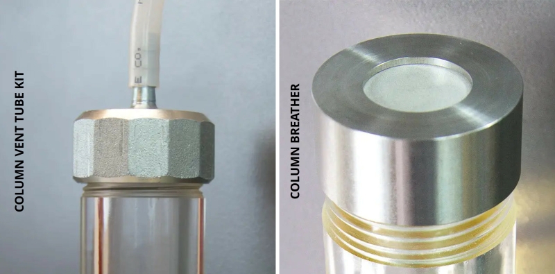 Vent tube - column-breather