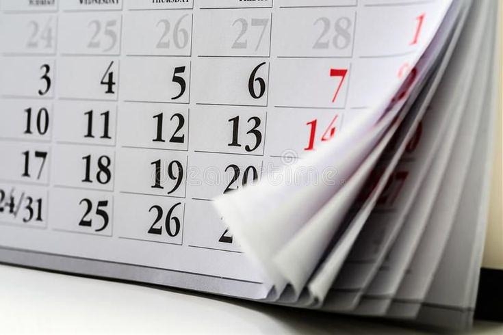 Kalender als beeld van het moment waarop je besluit een consult te boeken over familielijn onderzoek