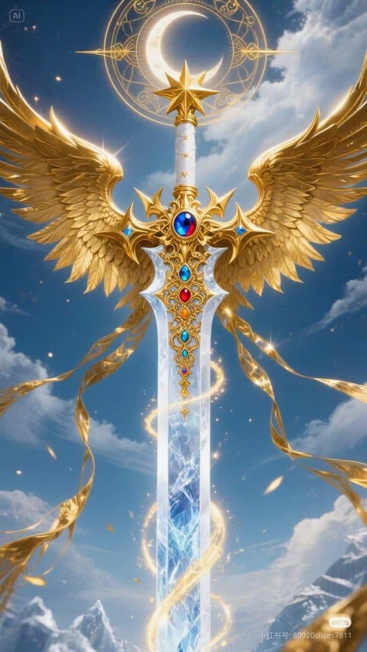 Zwaarden suit in de Sranang Tarot, symbool van gedachten en heldere communicatie