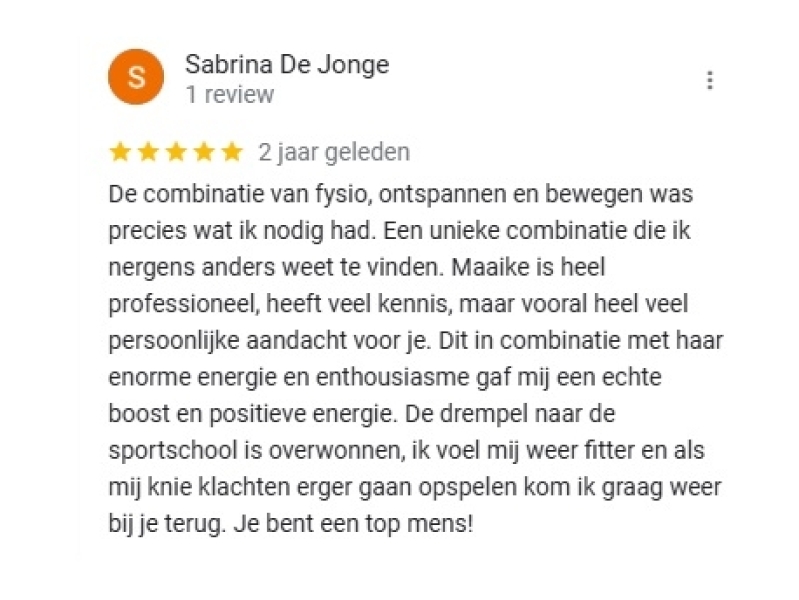 Review vanaf Google