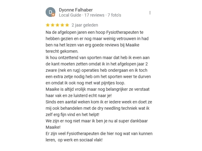 Review vanaf Google