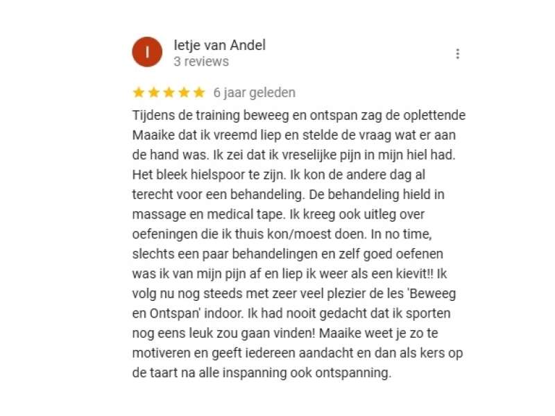 Review vanaf Google