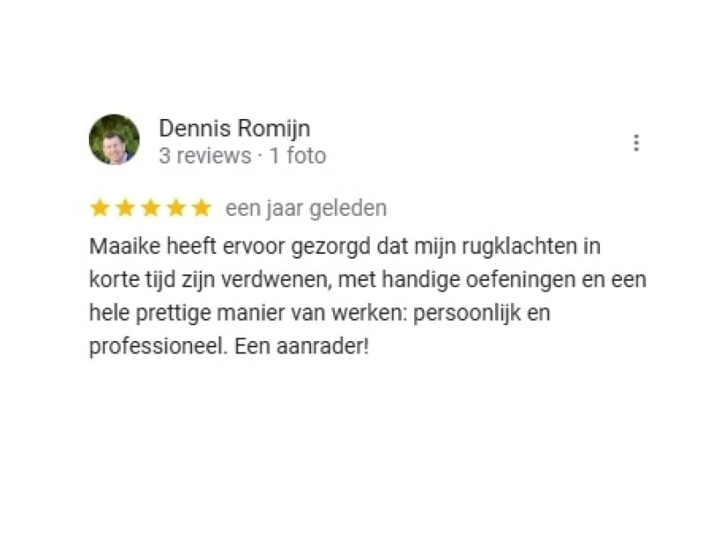 Review vanaf Google