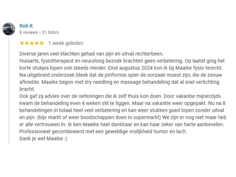 Review vanaf Google