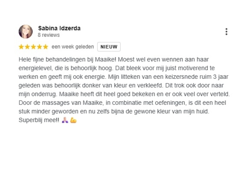 Litteken keizersnede herstel