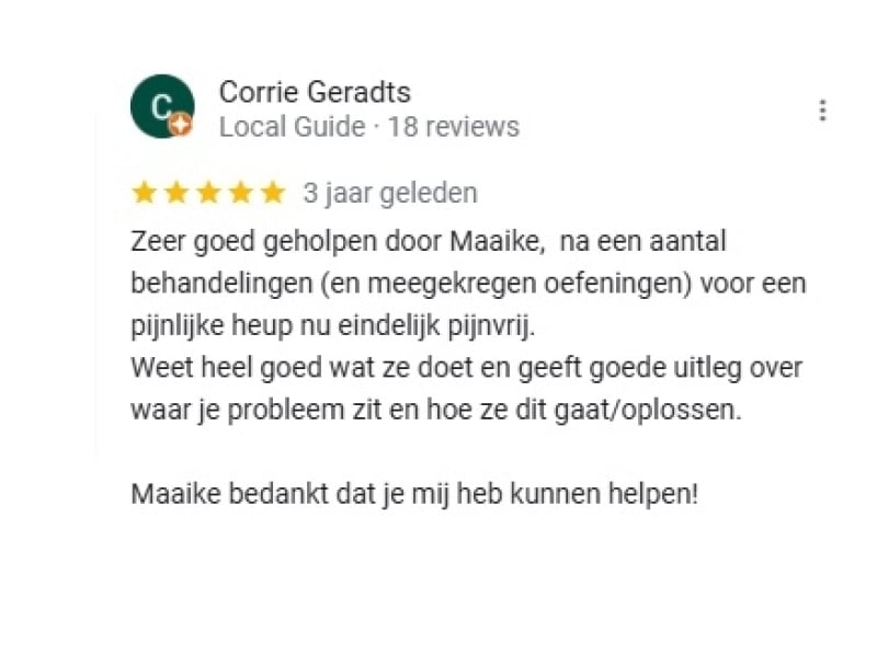 Review vanaf Google