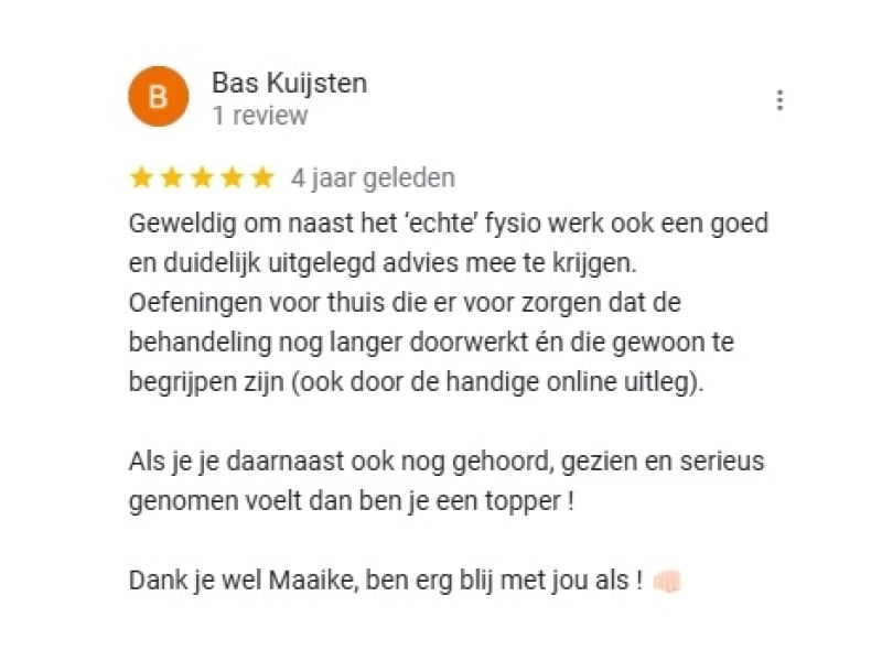 Review vanaf Google