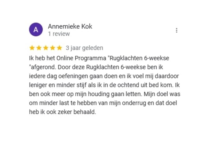 Review vanaf Google