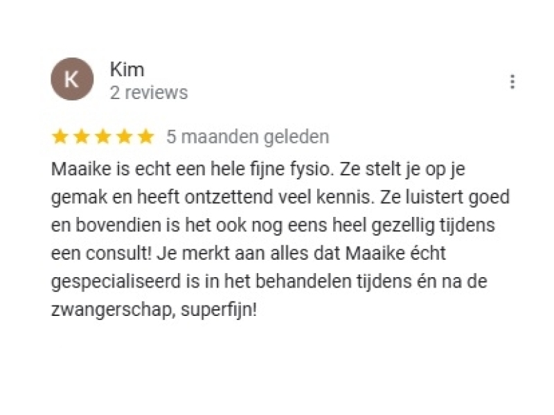 Review vanaf Google