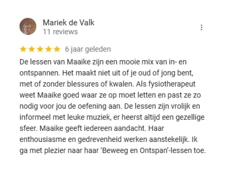 Review vanaf Google