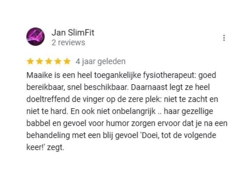 Review vanaf Google