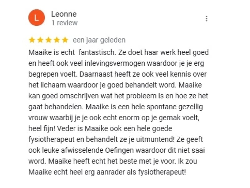 Review vanaf Google