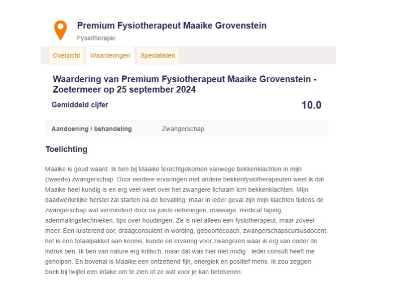 zorgkaart-nl-review-laura Zorgkaart NL review van Laura