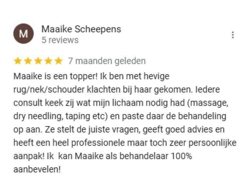 Review vanaf Google