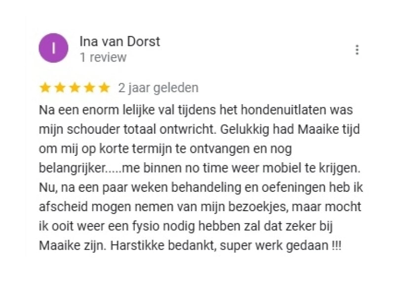 Review vanaf Google