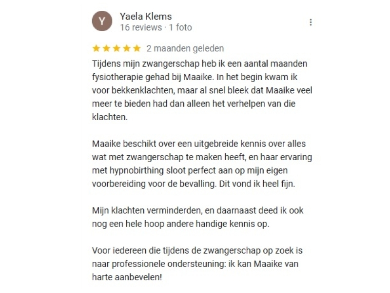 Review vanaf Google