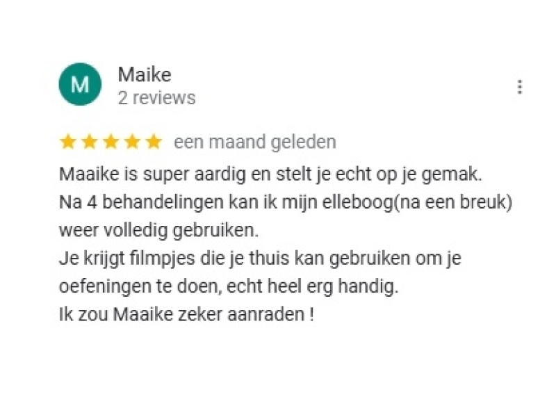 Review vanaf Google