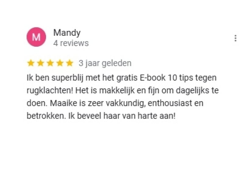 Review vanaf Google