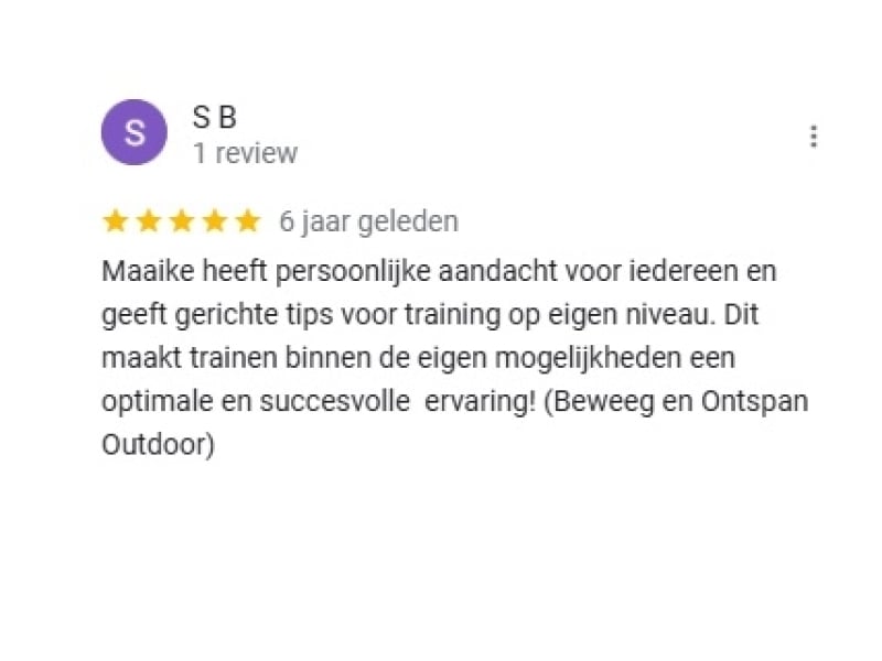 Review vanaf Google