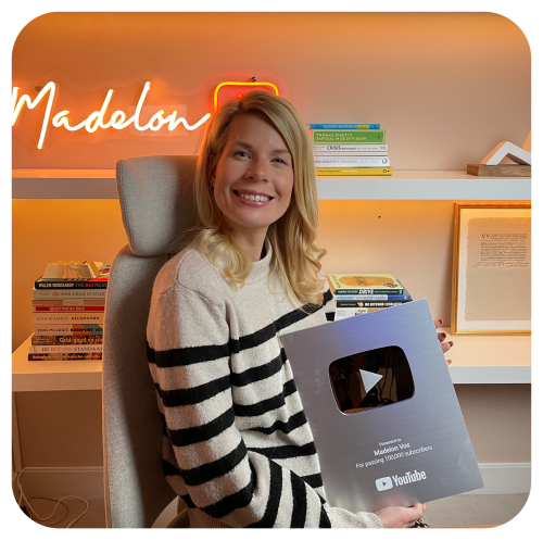 Madelon Vos 100.000 abonnees Youtube