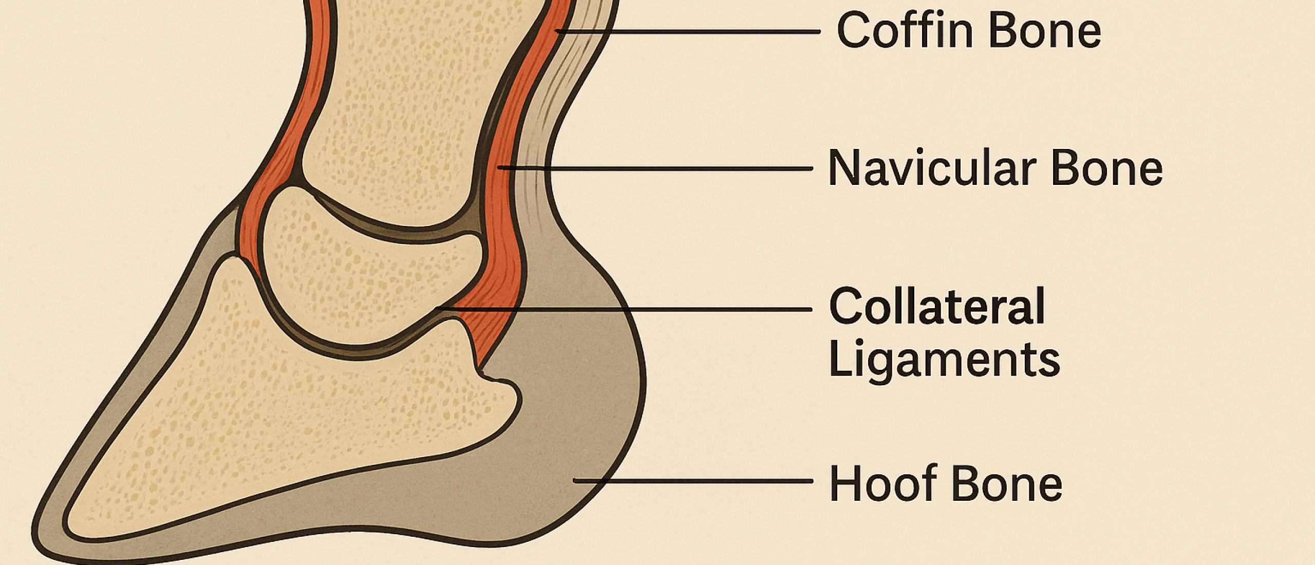 paardhoef-gewrichtsstructuur-met-ligamenten paardhoef-gewrichtsstructuur-met-ligamenten
