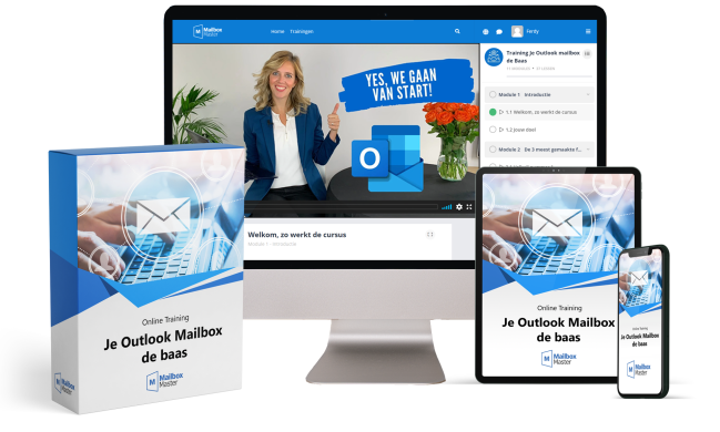 Je Outlook mailbox de Baas training door Vivianne Kroone Mailbox Master