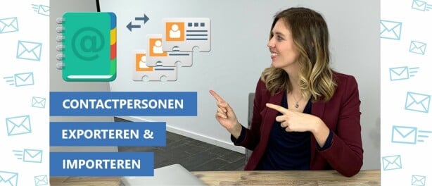 Contactpersonen exporteren en importeren in Outlook: hoe werkt dat?