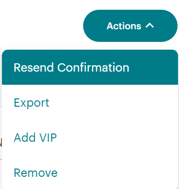 Resend Confirmation - Archiveren in Mailchimp