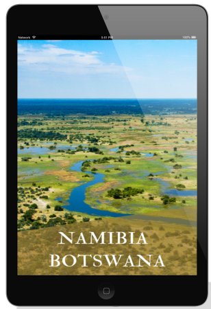 Namibia and Botswana itinerary ipad