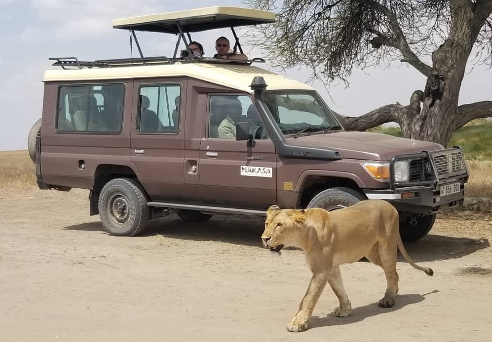 Landcruiser Safari Jeep in Serengeti National Park